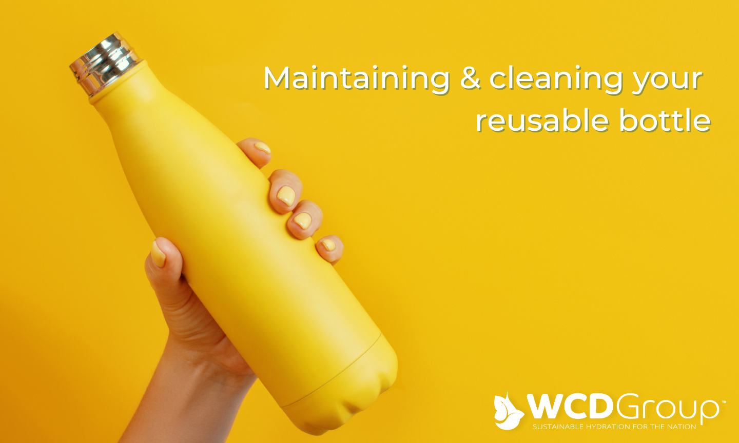 How to properly maintain and clean your reusable water bottle